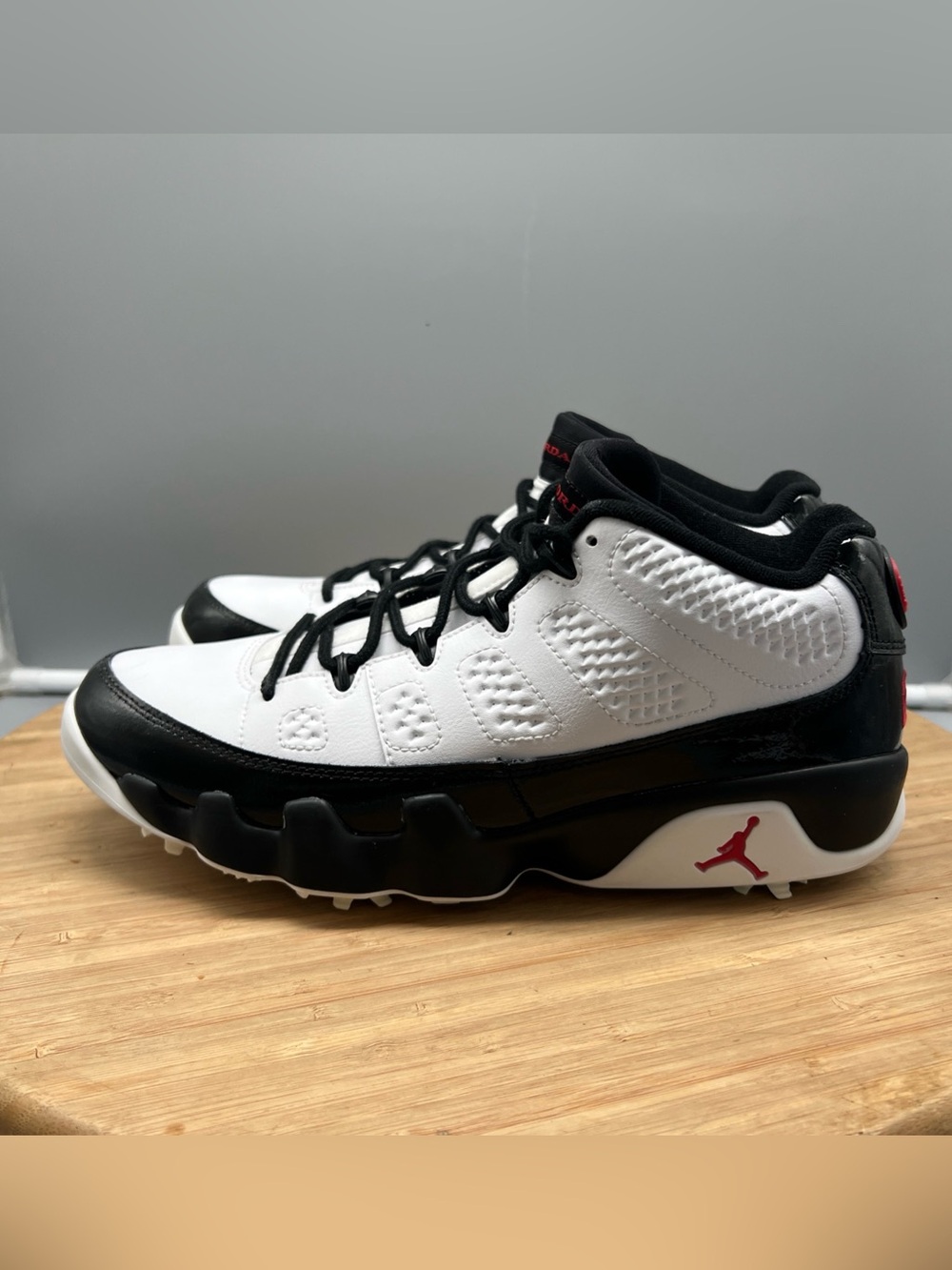 NIKE Air Jordan 9 OG Golf White Black True Red (FJ5934-100) Men’s 10 New